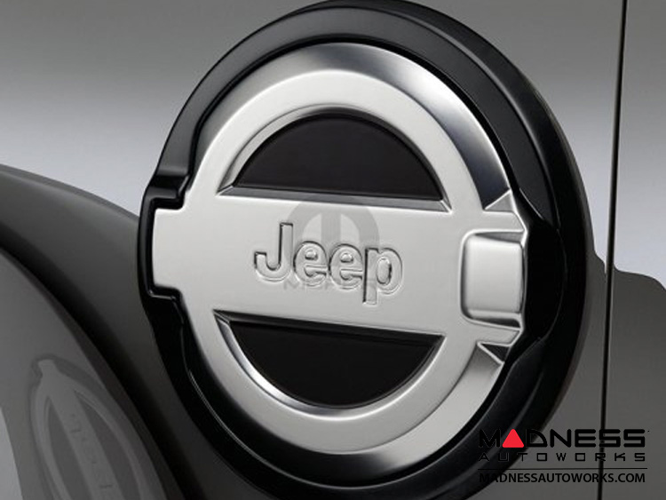 Jeep Wrangler JL Fuel Door - Cast Aluminum 